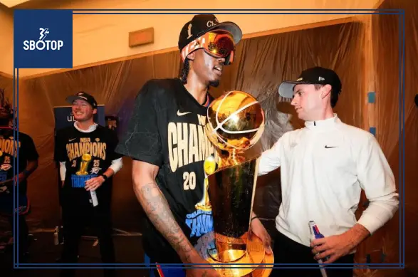 SBOTOP: Jalen Williams Celebrates Thunder's NBA Title with His First Ever Drink