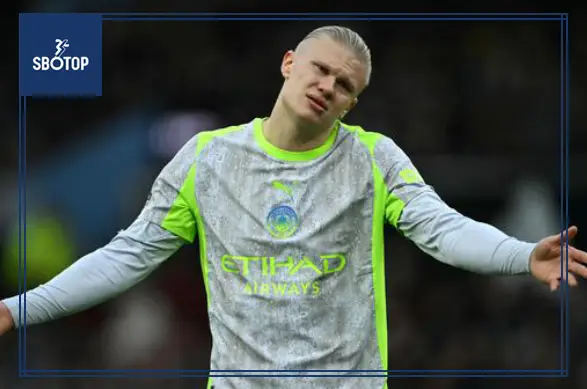 SBOTOP: Chuỗi 12 trận ghi bàn liên tiếp của Erling Haaland chính thức khép lại tại Villa Park