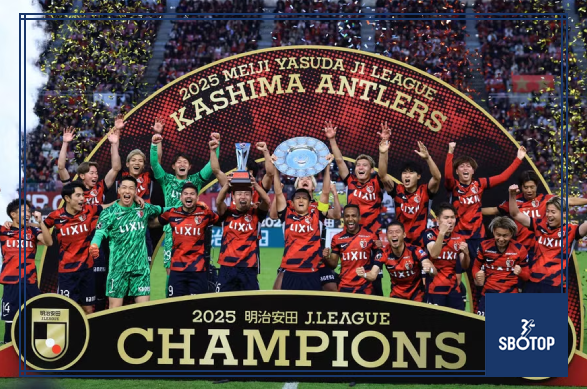 SBOTOP : Leo Ceara Scores Twice as Kashima Antlers Clinch the J-League Title in Style