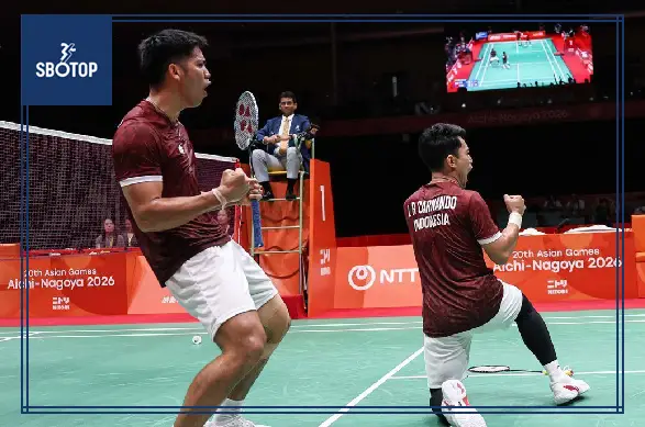 SBOTOP: Ganda Putra Indonesia, Leo dan Daniel, Melaju ke Final Asian Games 2026 Usai Kalahkan Korea Selatan